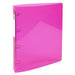 Exacompta Ring Binder Iderama 51774E Polypropylene A4 4 ring 15 mm Pink Pack of 10