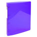 Exacompta Ring Binder Iderama 51776E Polypropylene A4 4 ring 15 mm Purple Pack of 10