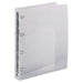 Exacompta Ring Binder Polypropylene A4 4 ring 30 mm Crystal Pack of 20