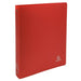 Exacompta Ring Binder Opaque 512805E Polypropylene A4+ 30 cm 4 ring Red Pack of 20