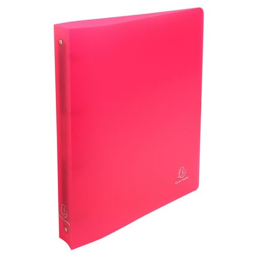 Exacompta Ring Binder Chroma 51265E Polypropylene A4 30 mm 4 ring Red Pack of 10