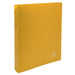 Exacompta Ring Binder 54696E Semi Rigid Polypropylene A4 30 mm 2 ring Yellow Pack of 15