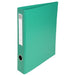 Exacompta Ring Binder Cardboard PVC/PU covered A4 4 ring Green Pack of 15