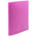 Exacompta Ring Binder Opaque 54194SE Flexible Polypropylene A4 15 mm 2 ring Pink Pack of 25