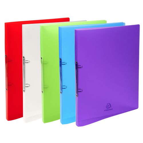 Exacompta Ring Binder Polypropylene A4 2 ring 15 mm Assorted Colours Pack of 30