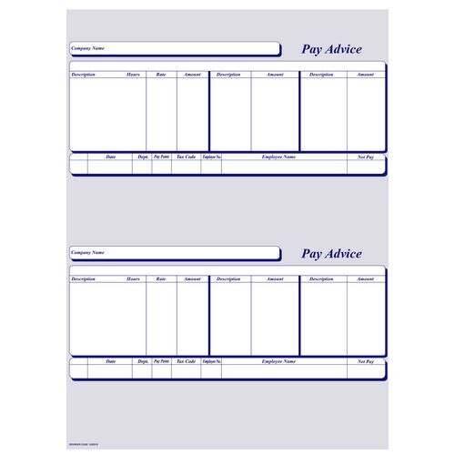 Pukka Pad Payslips SGE010* A4 Perforated 21 x 29.7 cm Pack of 500