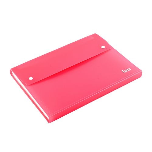 ARPAN A4 Expanding File Folder ST-9604 Pink Plastic 24 x 33 x 2 cm