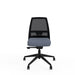 Ergonomic Home Office Deluxe Chair with Tri-Curved Mesh Backrest Height Adjustable Grey Without Arms