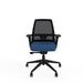 Ergonomic Home Office Deluxe Posture Chair with Tri-Curved Mesh Backrest Height Adjustable Blue 2D Arms