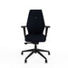 Ergonomic Home Office Chair Fully Upholstered Tri-Curved Posture Backrest with 2D Armrest Black 2D Arms