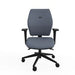 Ergonomic Home Office Chair Fully Upholstered Tri-Curved Posture Backrest Grey 2D Arms