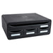 Exacompta Drawer Unit with 4 Drawers Toolbox Mini Plastic Black 35.5 x 27 x 13.5 cm