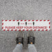 Trodat Floor Sticker Please Keep Your Distance Vinyl 70 x 15 cm