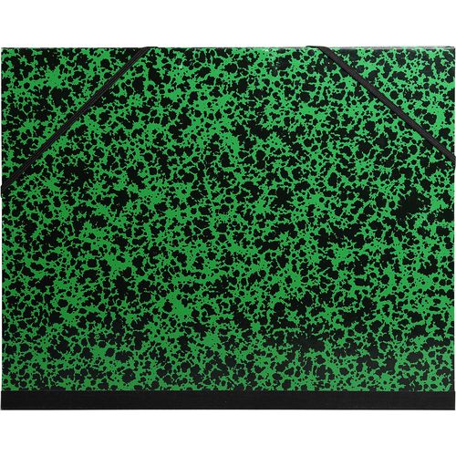 Exacompta Art Folder 542200E Cardboard 370mm x 520mm Green Pack of 10