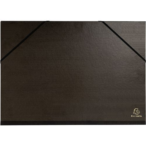 Exacompta Art Folder 548000E Cardboard 320mm x 450mm Black Pack of 10