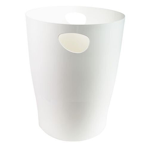 Exacompta Waste Paper Bin EcoBin 15L 26.3 x 26.3 x 33.5 cm White Pack of 8