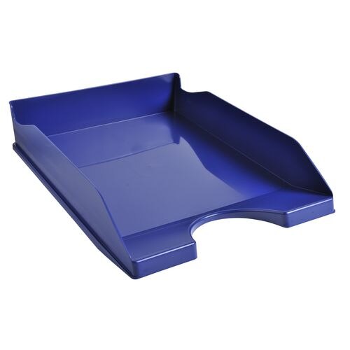 Exacompta Letter Tray 123104D EcoTray Night Blue Pack of 10