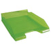 Exacompta Letter Tray Midi Combo Apple Green, Transparent Pack of 6