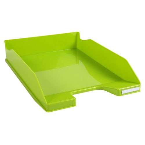 Exacompta Letter Tray Midi Combo Glossy Anise Green Pack of 6