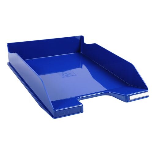 Exacompta Letter Tray Midi Combo Glossy Blue Pack of 6