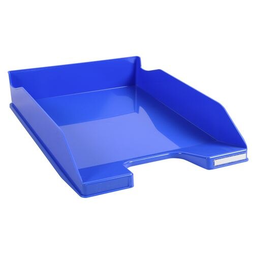 Exacompta Letter Tray Midi Combo 113279D Glossy Ice Blue Pack of 6