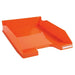 Exacompta Letter Tray Combo Midi Glossy Tangerine Pack of 6