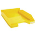 Exacompta Letter Tray Combo Midi Glossy Yellow Pack of 6