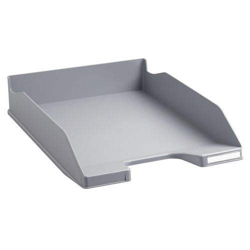 Exacompta Letter Tray Combo Midi Stone Grey Pack of 6