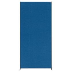 Nobo Freestanding Room Divider Screen Impression Pro 800mm x 1800mm x 300mm Felt, Metal Blue