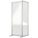 Nobo Freestanding Protective Room Divider Screen Extension Premium Plus 600 x 1800 x 600mm Aluminium, Plexiglass Acrylic Silver Anodised