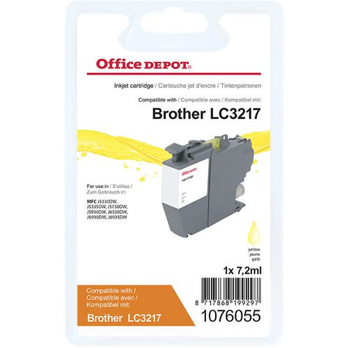 Office Depot LC-3217Y Compatible Brother Ink Cartridge Yellow