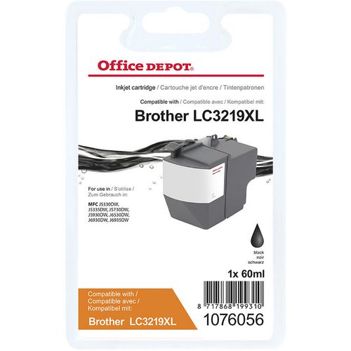 Office Depot LC3219XLBK Compatible Brother Ink Cartridge Black