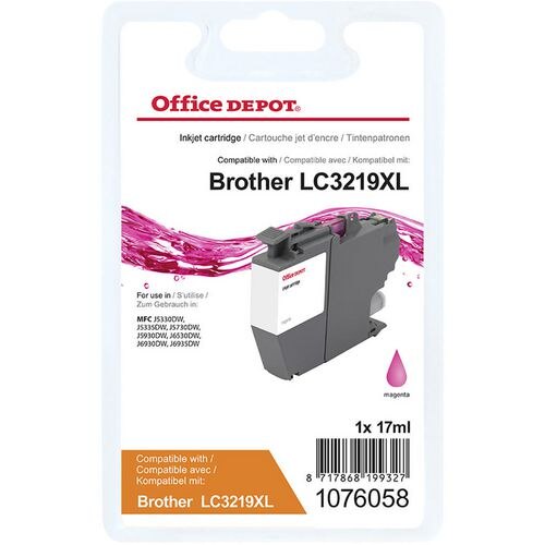 Office Depot LC3219XLM Compatible Brother Ink Cartridge Magenta