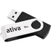 Ativa USB Flash Drive USB 2.0 32 GB Black, Silver