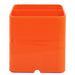 Exacompta Pen Pot 67788D Classic Polysterene 93 x 74 x 74 mm Tangerine Pack of 10