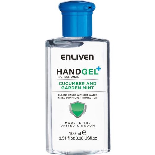 Enliven Hand Gel Cucumber & Garden Mint Transparent 502158 100 ml