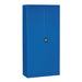 SLINGSBY Double Door Cabinet with Lock Steel Blue 900 x 400 x 1850 mm