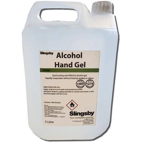 SLINGSBY Hand Gel with 70% Alcohol 5 L