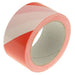 Faithfull Hazard Warning Safety Tape 50mm x 33m Red & White