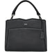 SOCHA Laptop Bag Diamond Shoulder 14 Inch Leather Black 39 x 12 x 29 cm