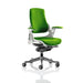 Dynamic Synchro Tilt Task Operator Chair Height Adjustable Arms Flex White Frame Without Headrest High Back