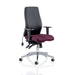 Dynamic Independent Seat & Back Posture Chair Height Adjustable Arms Onyx Black Back, Tansy Purple Seat Without Headrest High Back