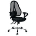 TOPSTAR Synchro Tilt Operator Chair 2D Armrest Open Point Deluxe Mesh, Fabric Black