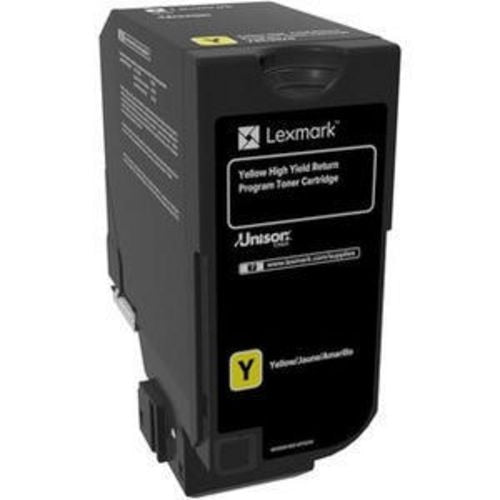 Lexmark Original Toner Cartridge 74C2HY0 Yellow