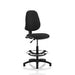 Dynamic Permanent Contact Backrest Task Operator Chair Without Arms Eclipse I Without Headrest High Back and Hi Rise Draughtsman Kit