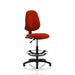 Dynamic Permanent Contact Backrest Task Operator Chair Without Arms Eclipse I Tabasco Red Seat High Back