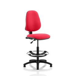 Dynamic Permanent Contact Backrest Task Operator Chair Without Arms Eclipse I Bergamot Cherry Seat High Back and Hi Rise Draughtsman Kit