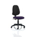 Dynamic Tilt & Lock Task Operator Chair Without Arms Eclipse Plus II Black Back, Tansy Purple Seat High Back