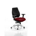 Dynamic Synchro Tilt Posture Chair Multi-Functional Arms Chiro Plus Black Back, Ginseng Chilli Seat High Back