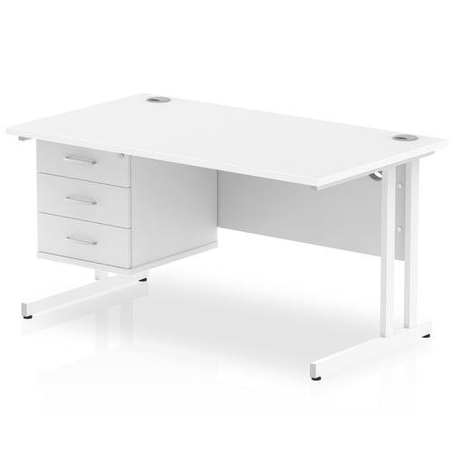 Dynamic Desk Impulse MI002218 White 1400 mm (W) x 800 mm (D) x 730 mm (H)